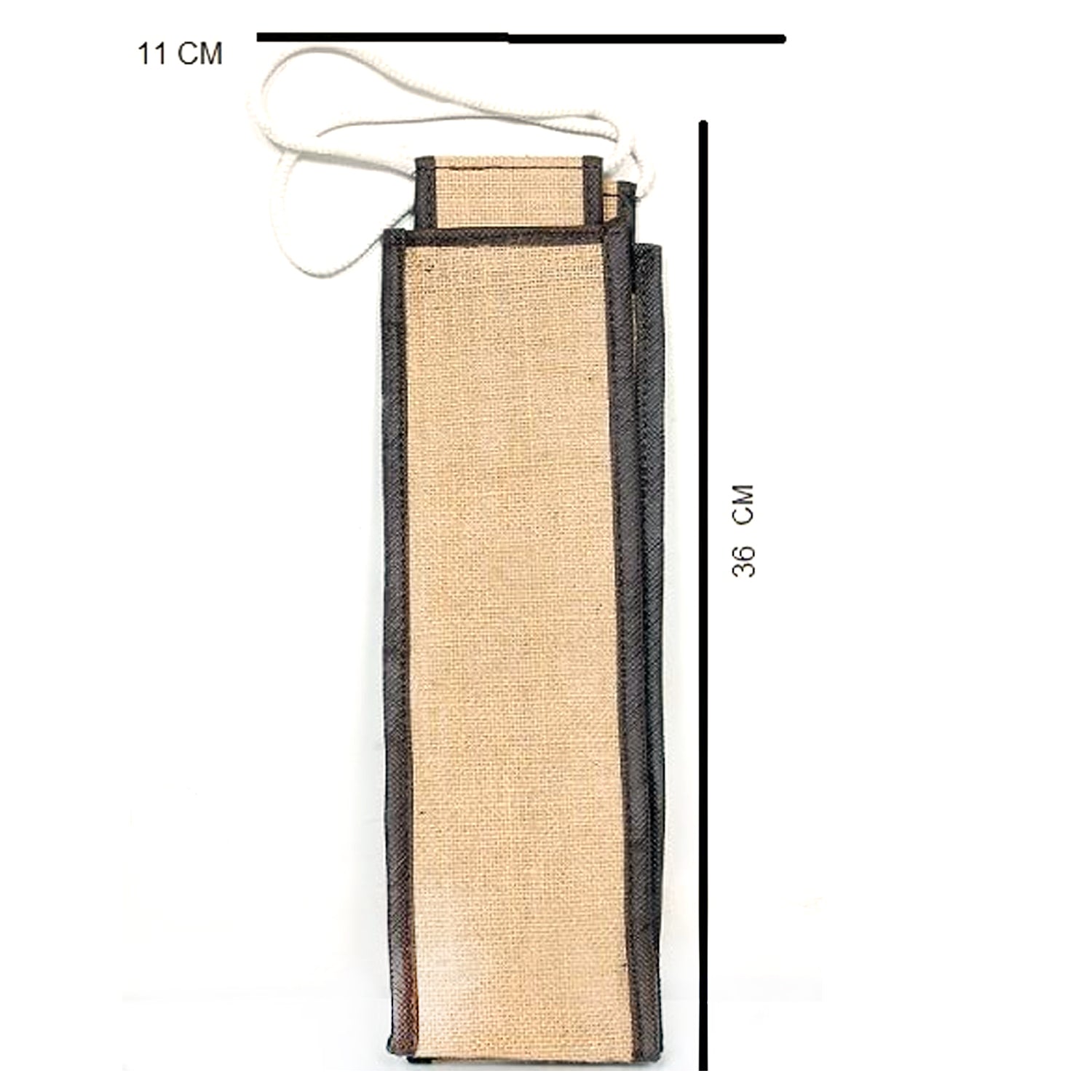 13026 Jute Water Bottle Bag, Wine Bottle Gift Bag / Bottle Carry Bag / Water Bottle Cover Reusable and Eco-friendly And Handle for men & women for Office, Gift Bag (1 Pc) 13026 Jute Water Bottle Bag, Wine Bottle Gift Bag / Bottle Carry Bag / Water Bottle Cover Reusable and Eco-friendly And Handle for men & women for Office, Gift Bag (1 Pc)